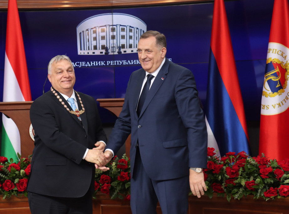 Orban: Dodik zaslužuje najveće titule, Dodik: Orban je prijatelj