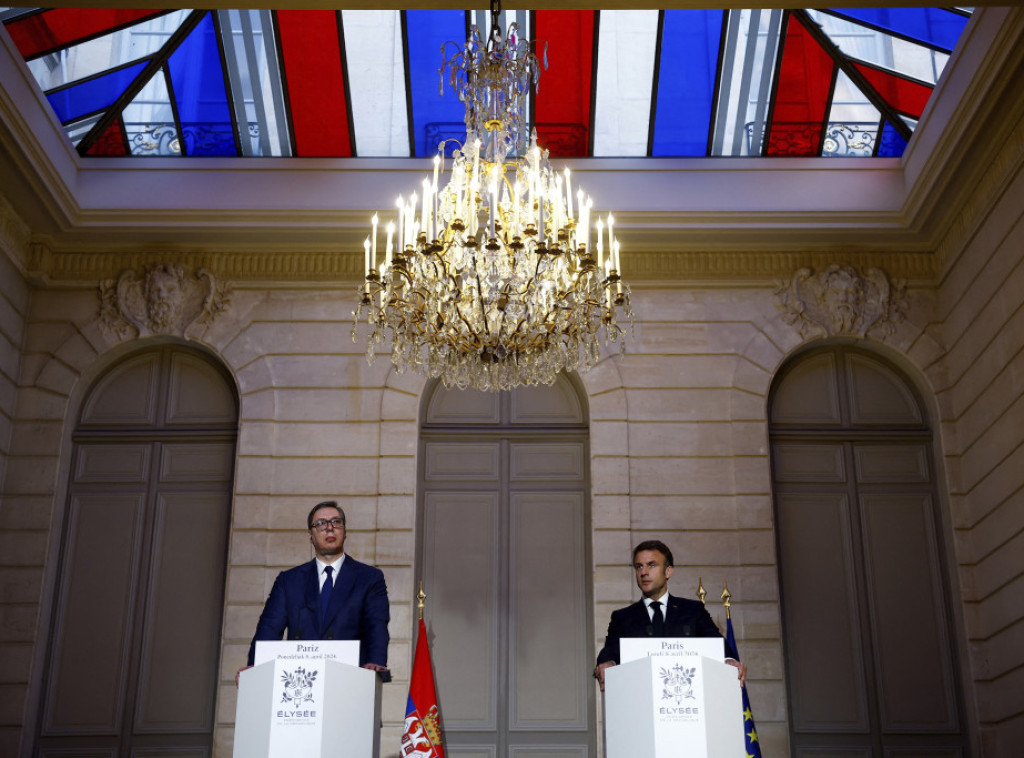 Francuski mediji o susretu Makron-Vučić: Budućnost Srbije je u EU
