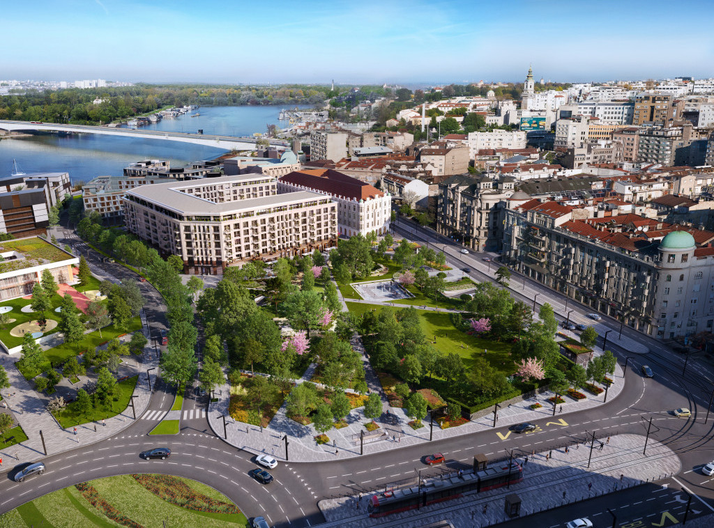 GO Savski venac: Park kod hotela Bristol biće obnovljen i pošumljen sa 200 stabala