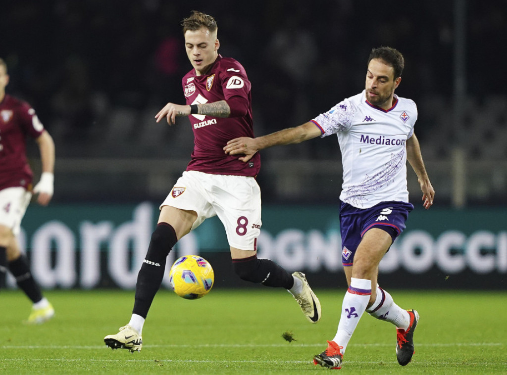 Srpski fudbaler Ivan Ilić odigrao prvi meč za Torino posle oporavka od povrede