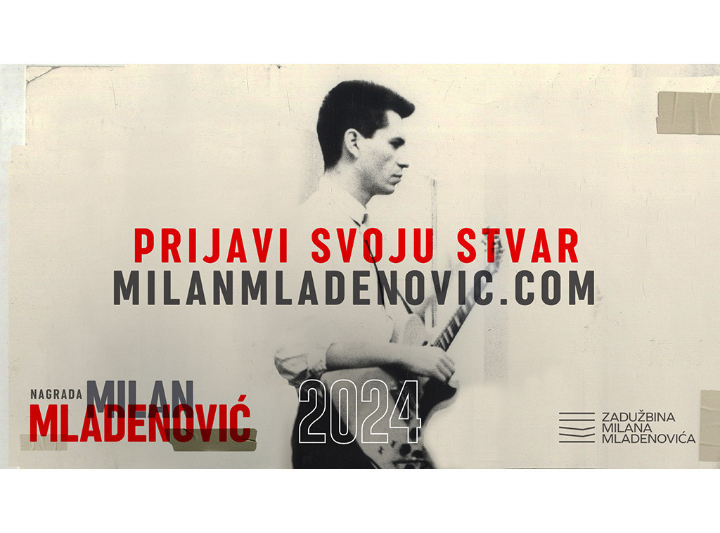 Otvoren konkurs za nagradu "Milan Mladenović" za najbolju pesmu s ex-Yu prostora
