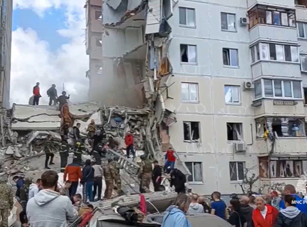 U ukrajinskom napadu na Belgorod pogođena višespratnica, povređeno devet osoba
