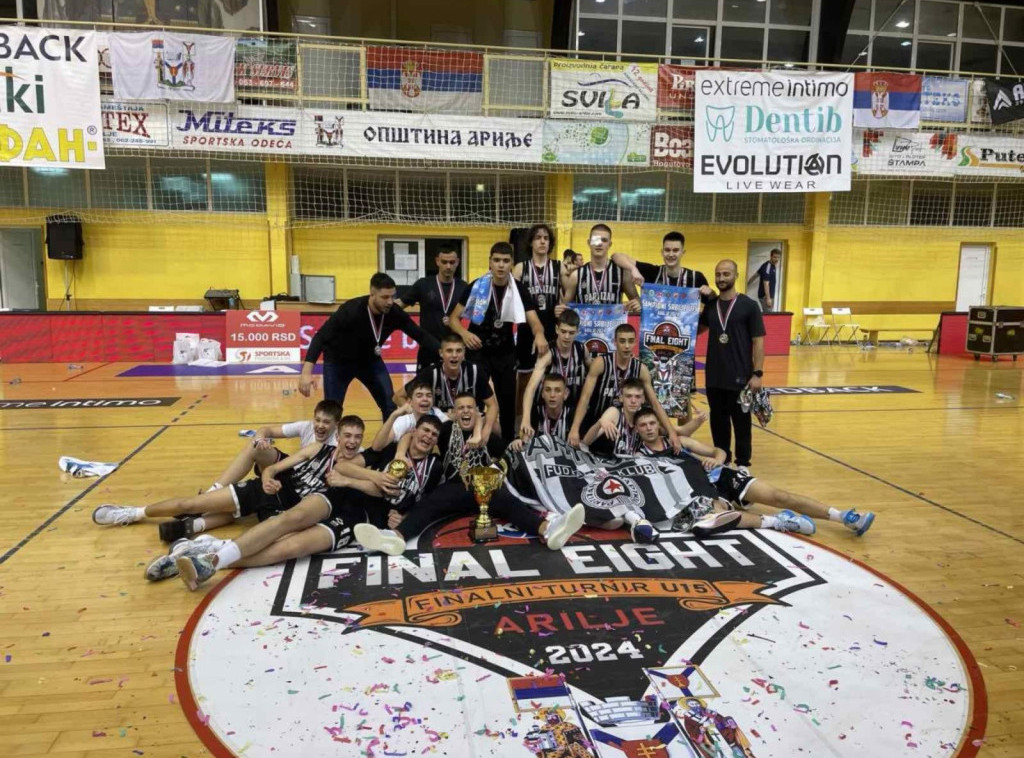 Pioniri Partizana osvojili titulu šampiona Srbije