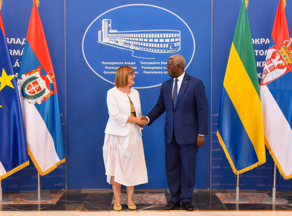 Maja Gojković razgovarala sa predsednikom Vlade Gabona o saradnji AP Vojvodine i Gabona