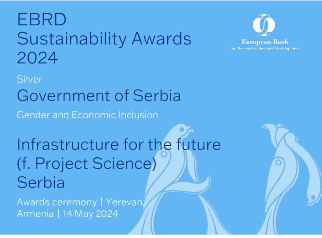Projekat iz Srbije osvojio EBRD nagradu za održivost