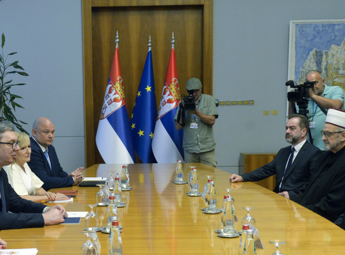Aleksandar Vučić sa delegacijom Islamske zajednice Srbije: Zahvalan na zalaganju za mir i slogu