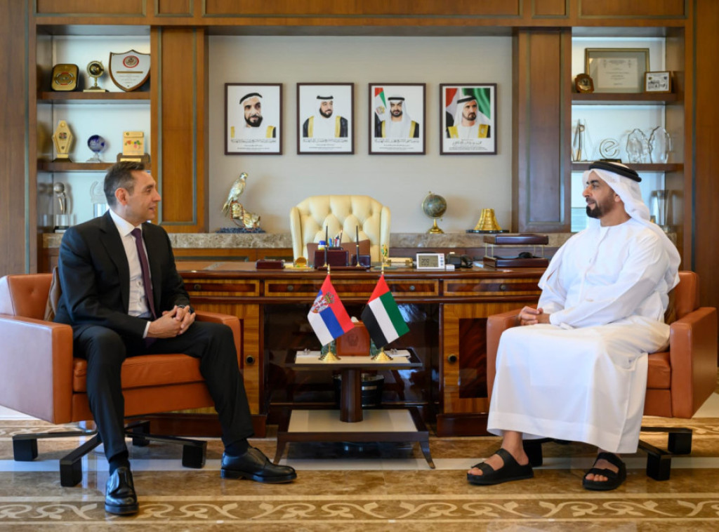 Vulin meets with Al Nahyan in Abu Dhabi