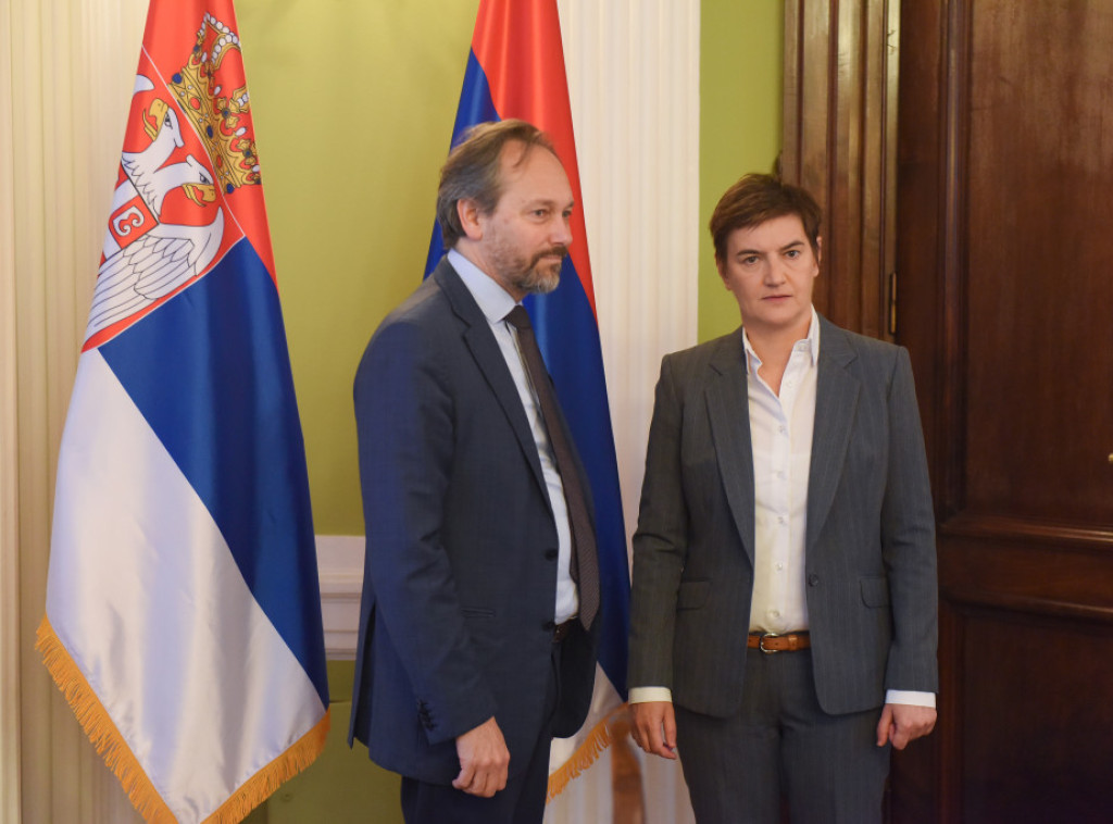 Ana Brnabić razgovarala sa Emanueleom Žiofreom o aktvnostima za unapređenje izbornog procesa