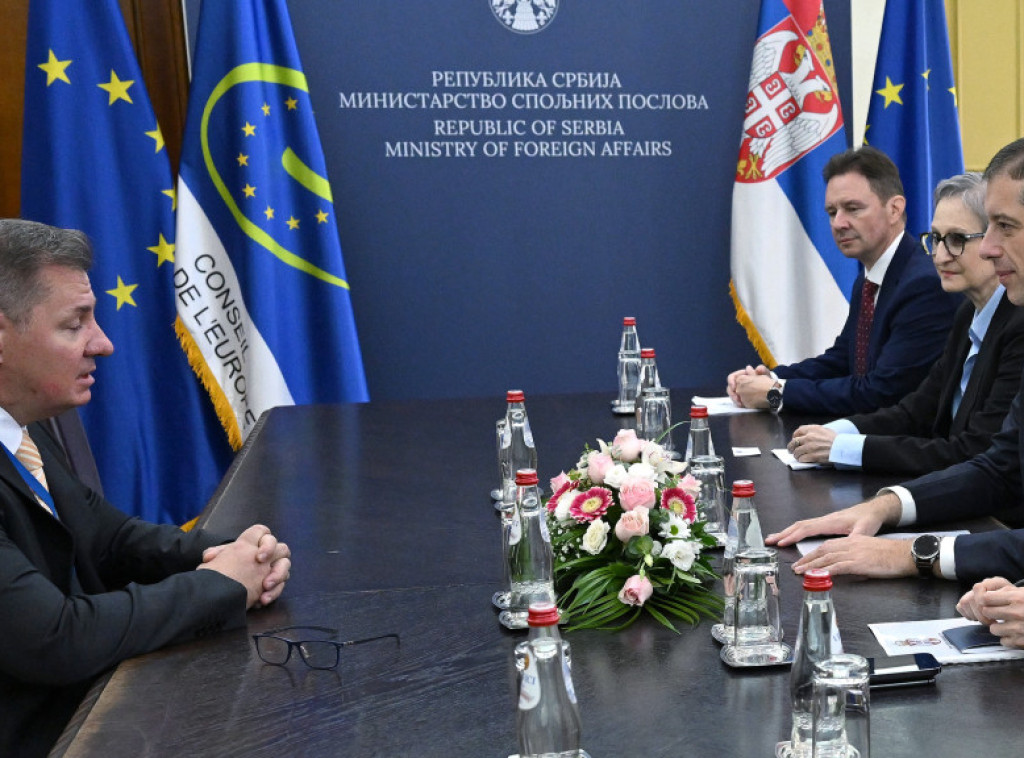 Đurić se sastao sa šefom Kancelarije SE, razgovarali o pokušaju Prištine da pristupi Savetu Evrope