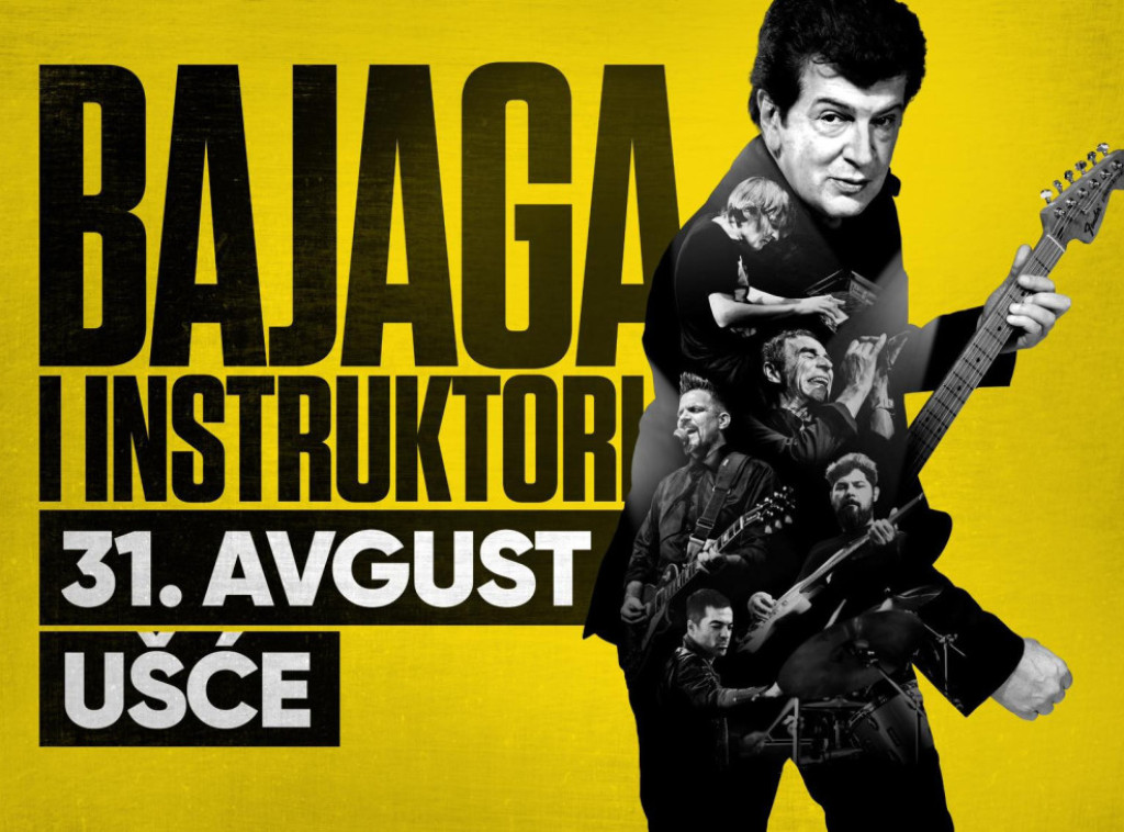 Bajaga i instruktori 31. avgusta sviraju na Ušću, umesto na hipodromu
