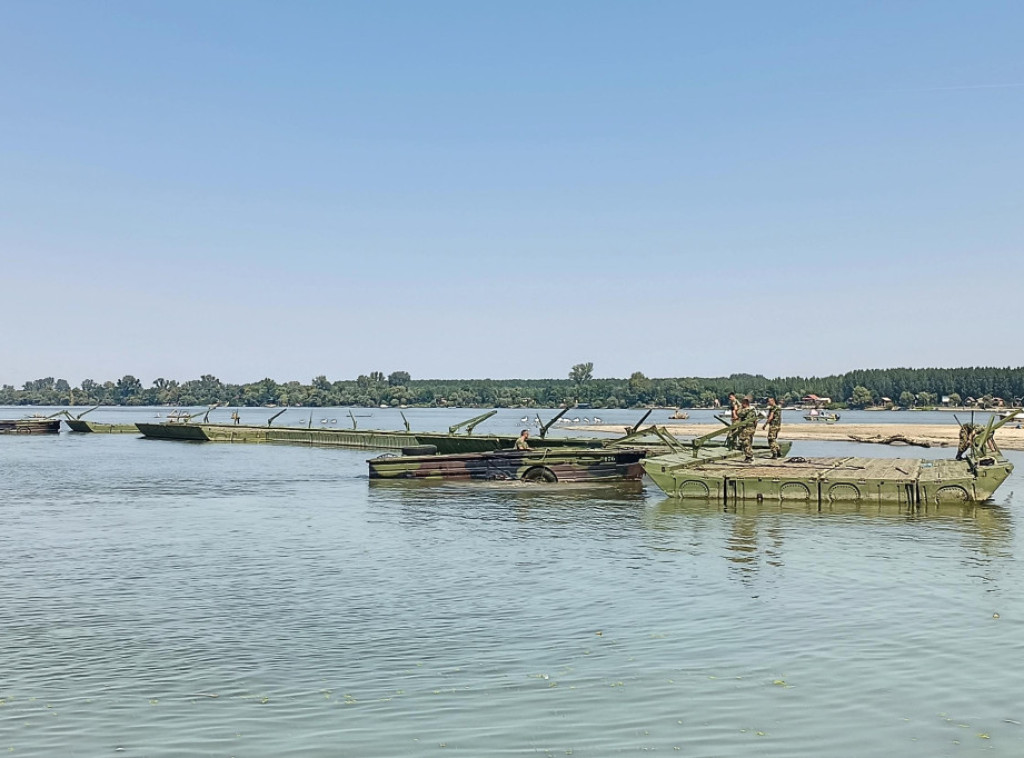 Završeno angažovanje Vojske Srbije na Lidu, rasklopljen most na Dunavu