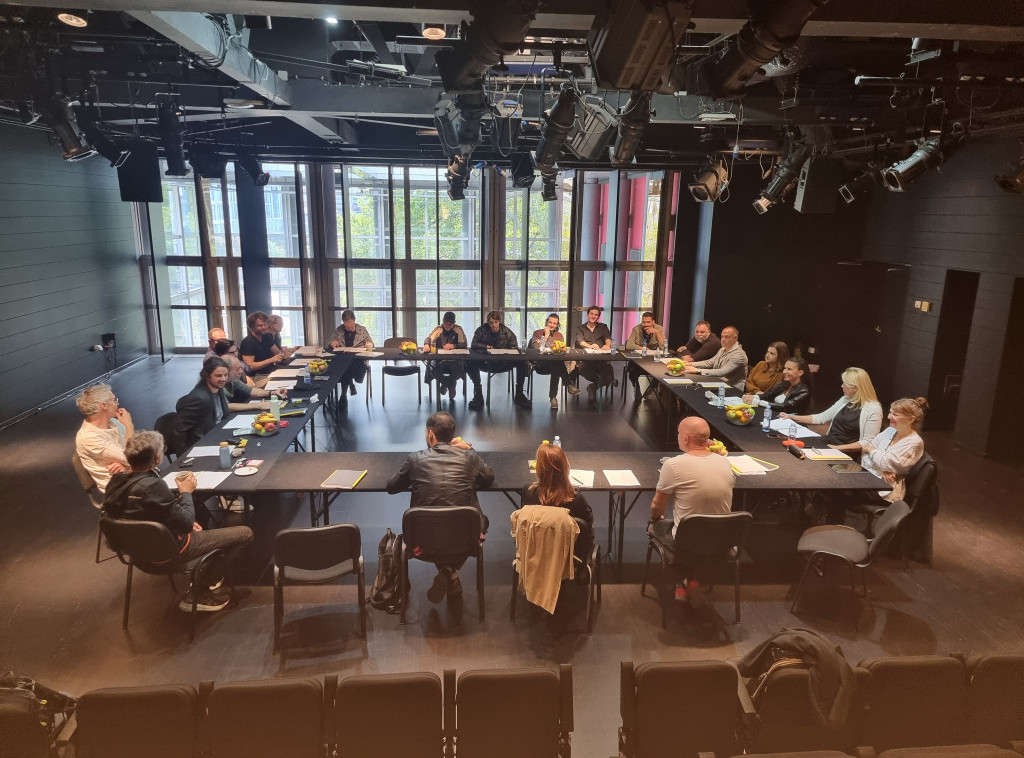 Počele probe predstave "Sveti Georgije ubiva aždahu" u režiji Milana Neškovića u JDP