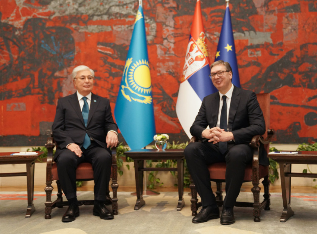 Vučić primio rođendansku čestitku predsednika Kazahstana Tokajeva