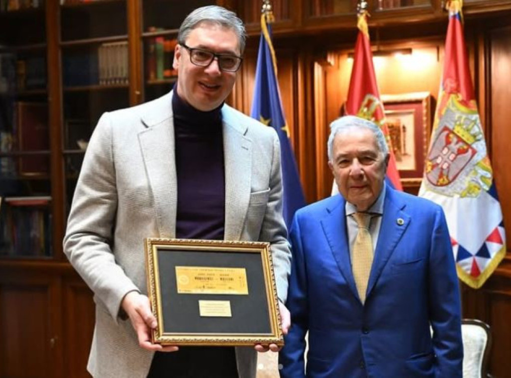 Vucic receives chairman of Maccabi Tel Aviv BC