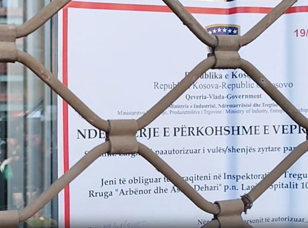 Tzv. kosovska policija zatvorila uplatno mesto Lutrije Srbije u Leposaviću