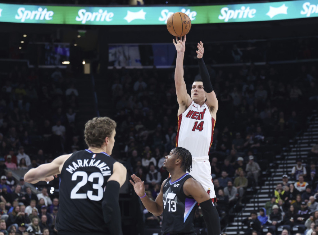 Košarkaši Majamija pobedili Jutu, Jović zabeležio dobar učinak