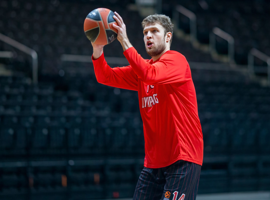 Košarkaš Olimpijakosa Saša Vezenkov propušta meč protiv Monaka u Evroligi