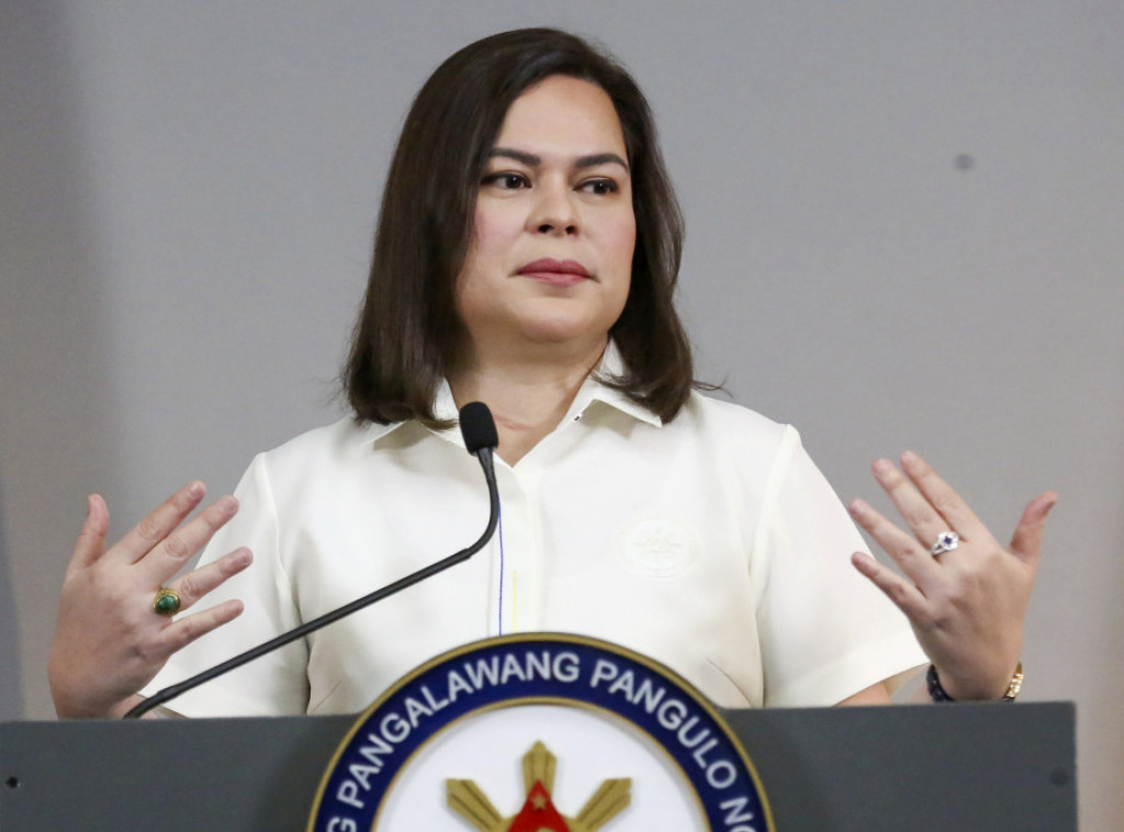 Potpredsednica Filipina Sara Duterte: Od prošle godine spremala sam se za opoziv
