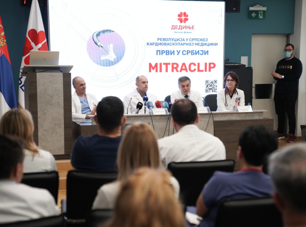 Na Institutu Dedinje prvi put u Srbiji urađena procedura MitraClip