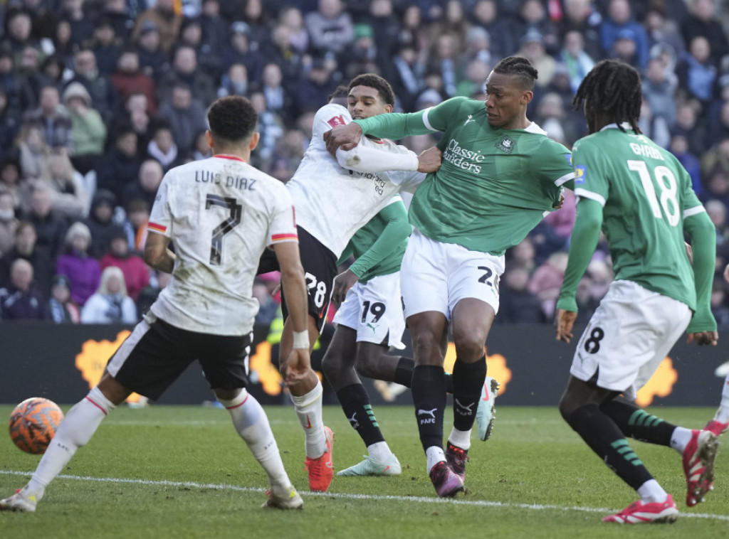 Fudbaleri Liverpula eliminisani u FA kupu od Plimuta