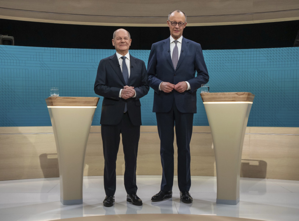 Nemački izbori: Šolc i Merc suočili stavove u televizijskom duelu
