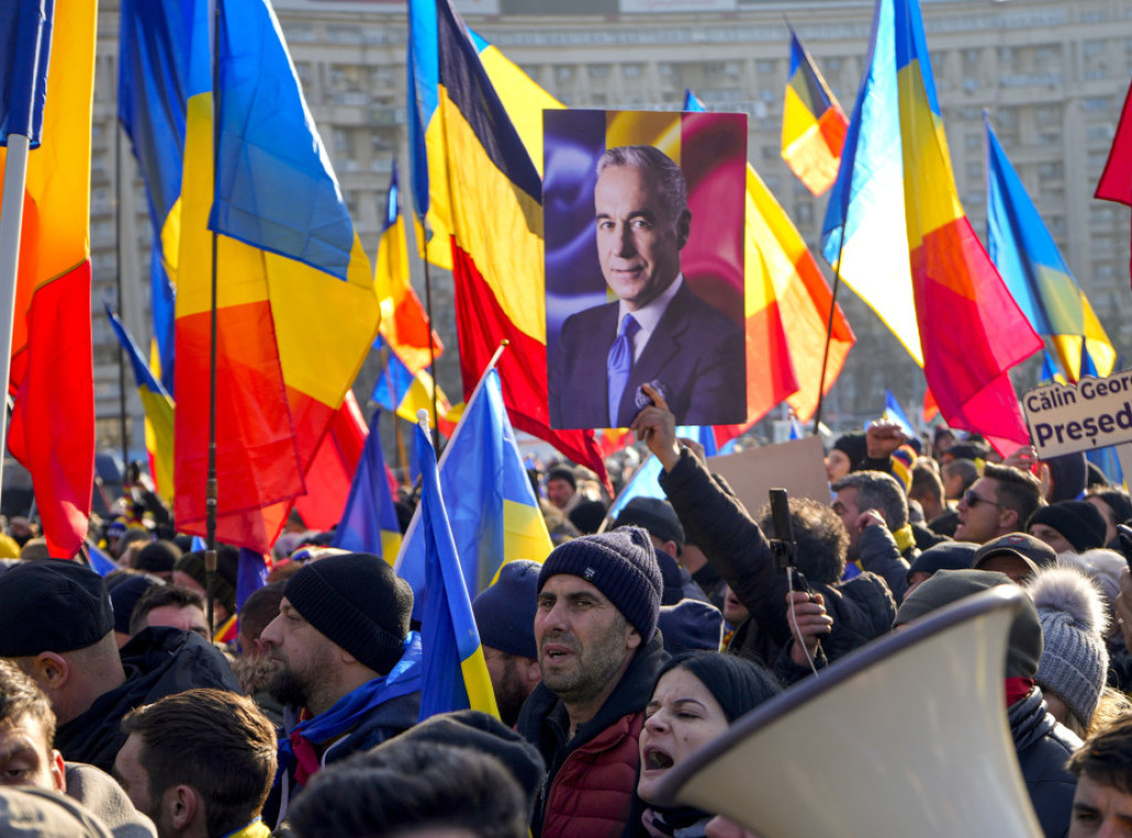 Rumunija: Pristalice Đorđeskua protestvovale zbog poništavanja drugog kruga izbora