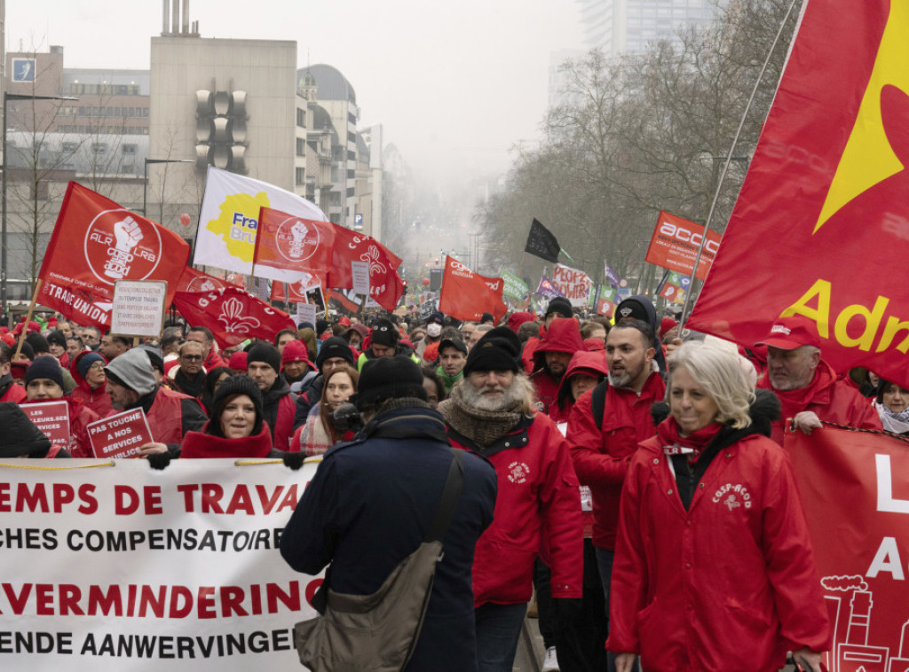 Belgija: Protesti protiv vlade zaustavili vazdušni saobraćaj