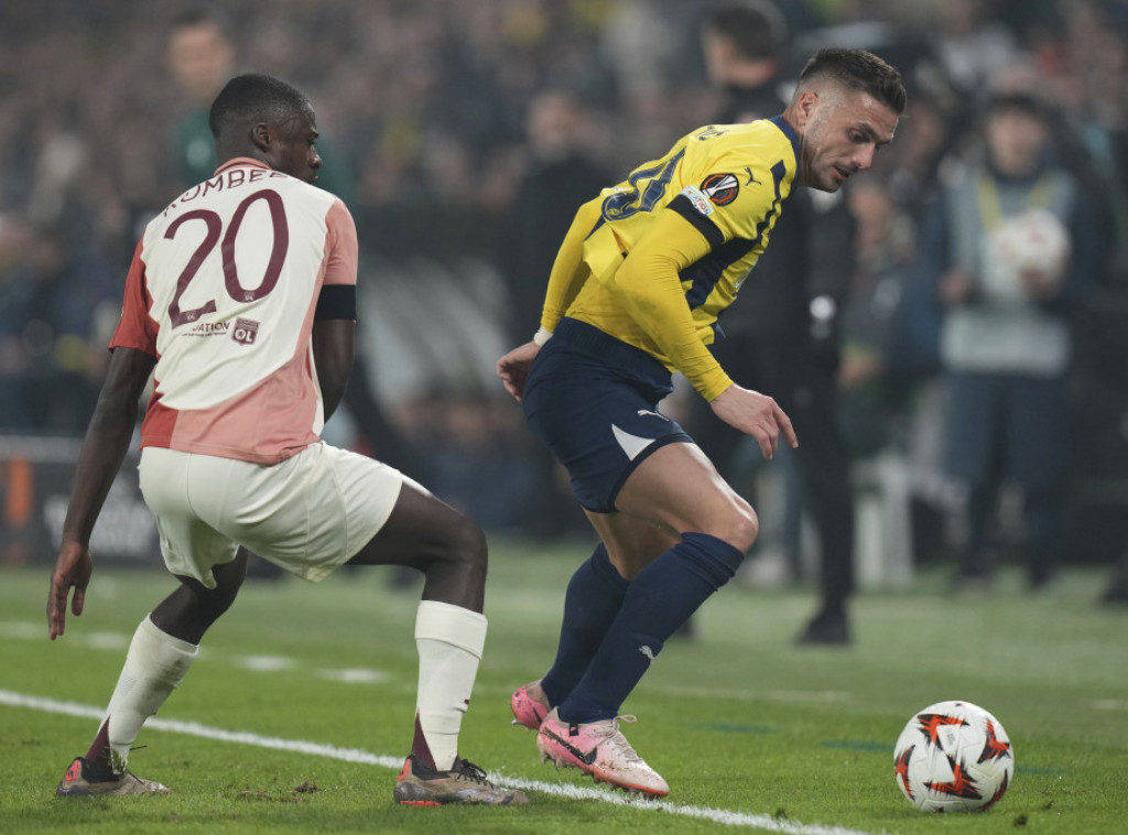 Tadić strelac u pobedi Fenerbahčea protiv Anderlehta u plej-ofu Lige Evrope