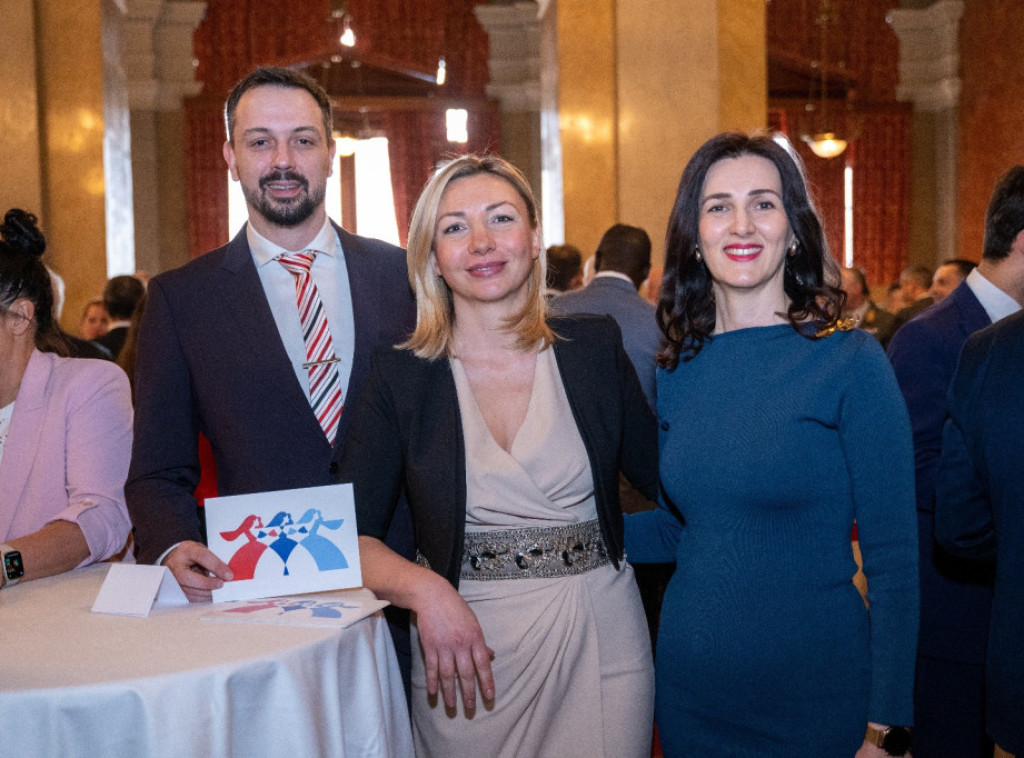 Tatjana Macura u Beču na prijemu povodom Sretenja - Dana državnosti i Dana vojske Srbije