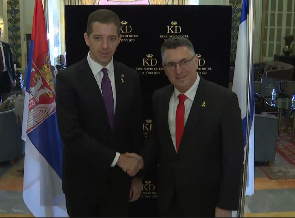 Djuric meets with Sa'ar in Jerusalem