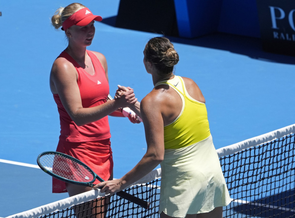 Klara Tovson pobedila Arinu Sabalenku za plasman u četvrtfinale WTA turnira u Dubaiju