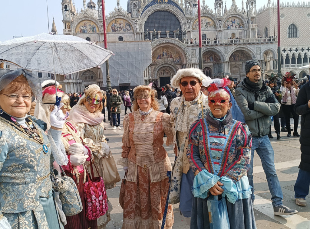 Danas najposećeniji dan karnevala u Veneciji
