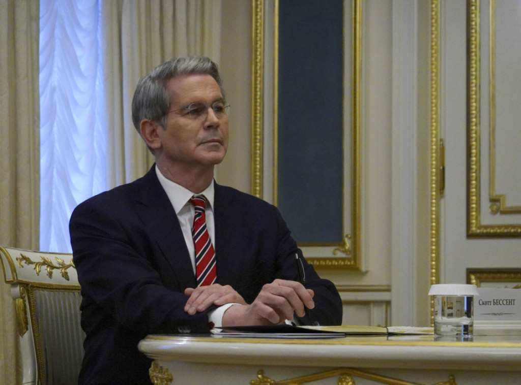 Skot Besent: Sporazum SAD i Ukrajine o mineralima ne sadrži bezbednosne garancije za Kijev