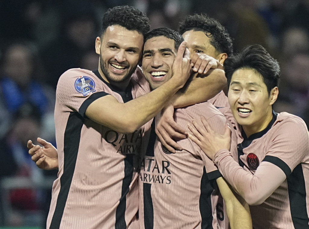 Fudbaleri Pari Sen Žermena bolji od Liona u 23. kolu francuskog prvenstva