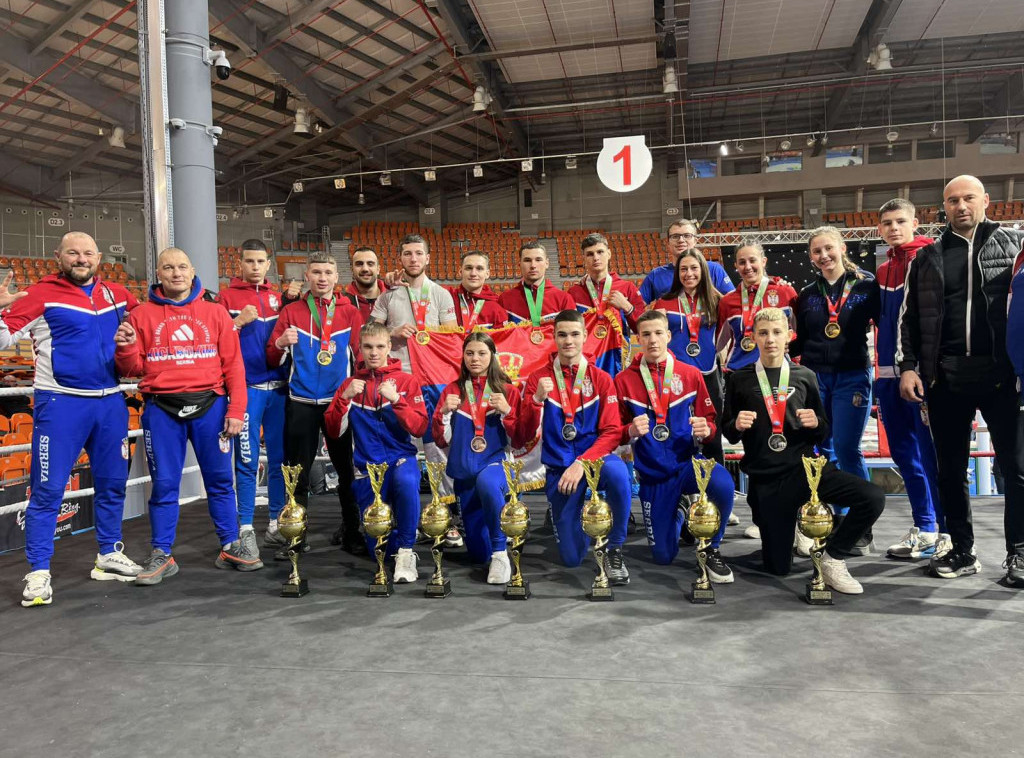 Kik-bokseri Srbije osvojili 12 medalja na Evropskom kupu u Bugarskoj