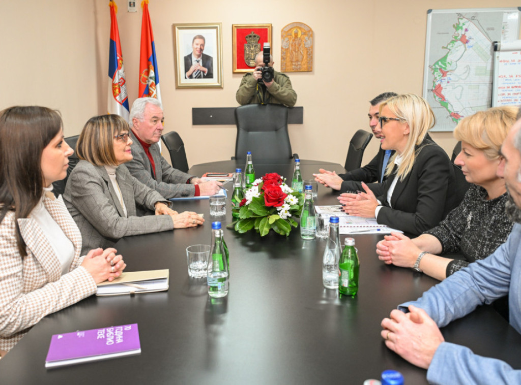 Gojković u radnoj poseti Opovu: Investicije u infrastrukturu, obrazovanje i kulturu
