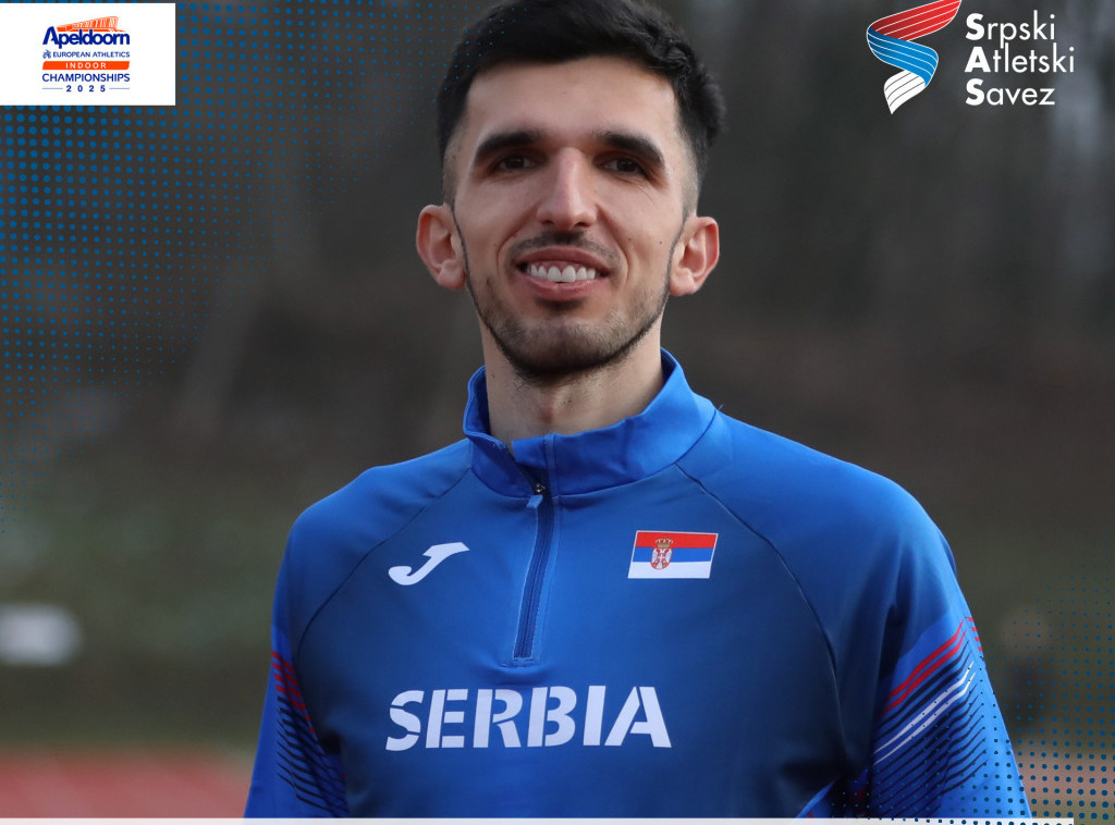 Srpski atletičar Elzan Bibić učestvuje u trci na 3.000 metara na Beogradskom mitingu
