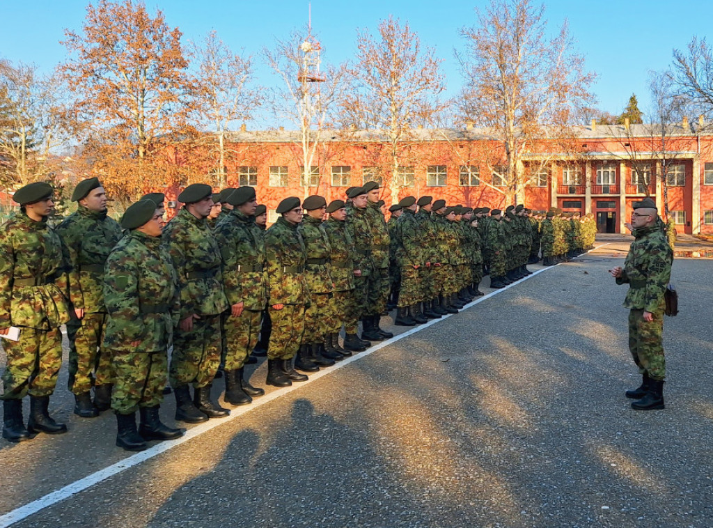Vojnici generacije "mart 2025" započeli dobrovoljno služenje vojnog roka