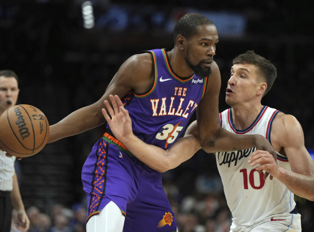 NBA: Košarkaši LA Klipersa poraženi od Finiksa, Bogdanović ubacio 13 poena