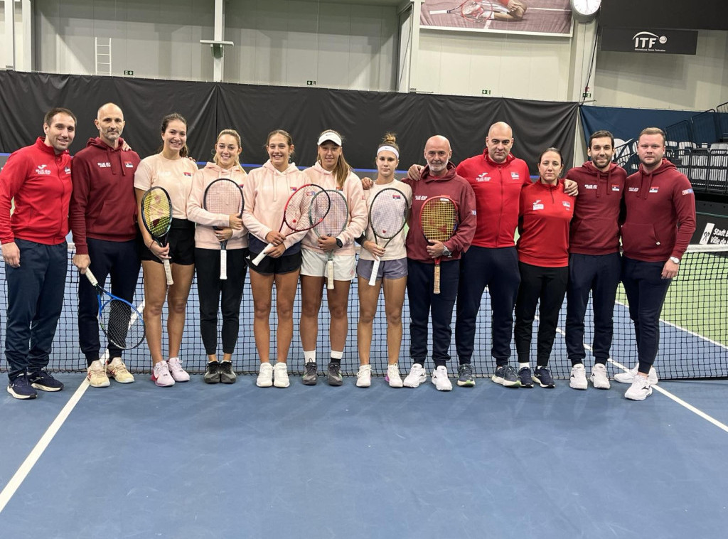 Teniserke Srbije protiv Slovenije i Litvanije u Bili Džin King kupu