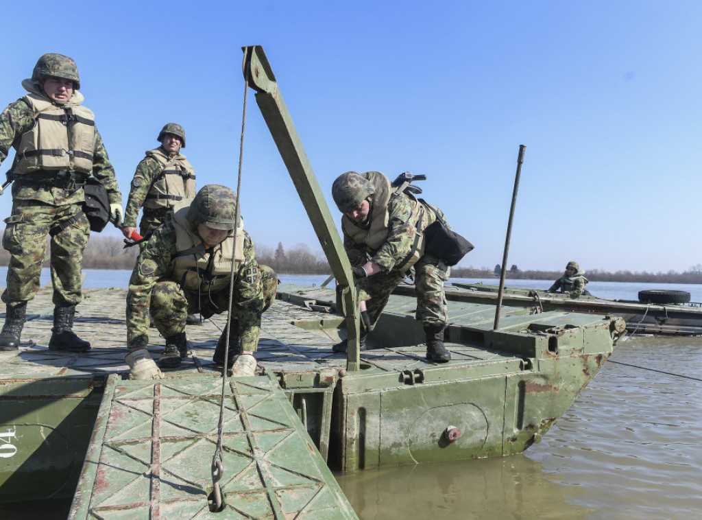 Pripadnici Rečne flotile Vojske Srbije usavršavali veštine na poligonu u Šapcu