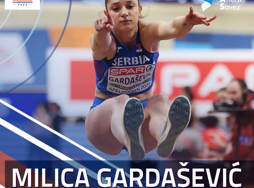 Milica Gardašević četvrta u skoku udalj na dvoranskom EP