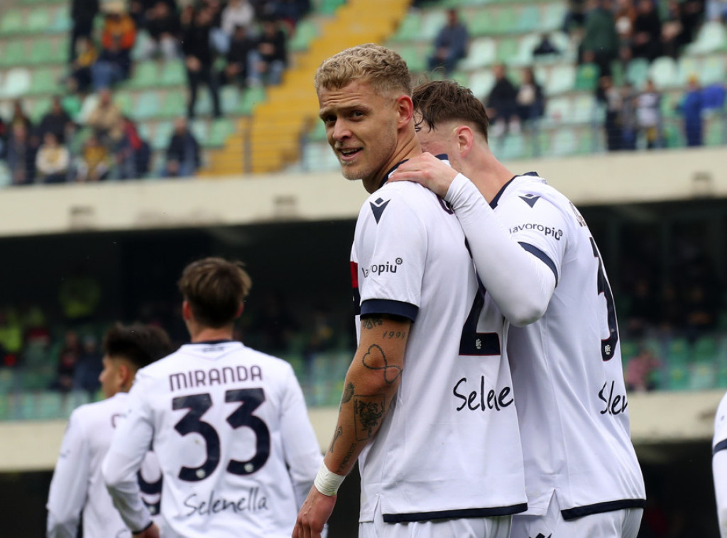 Fudbaleri Bolonje savladali Veronu 28. kolu Serije A