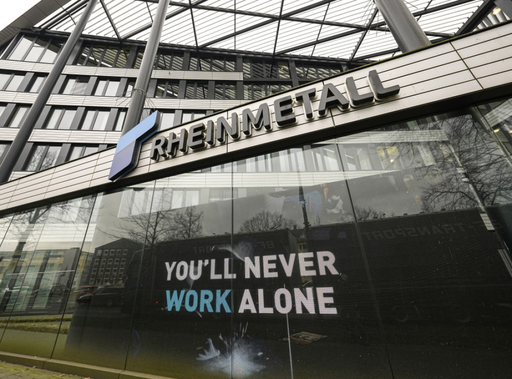 Nemačka kompanija Rajnmetal očekuje rast zbog povećanja potrošnje za odbranu u Evropi
