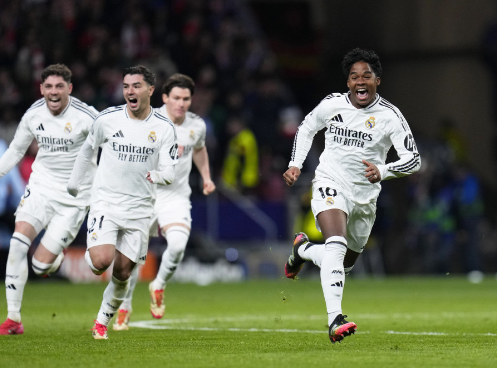 Fudbaleri Reala pobedili Atletiko boljim izvođenjem penala i prošli u četvrtfinale Lige šampiona