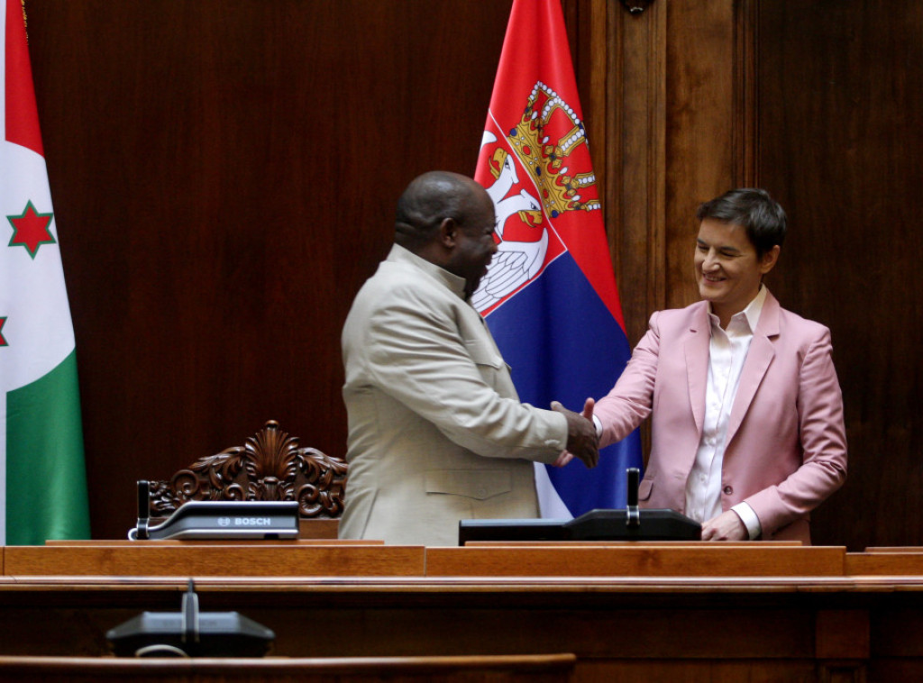 Brnabić: Srbiju i Burundi vezuju zajedničke vrednosti i dugogodišnje prijateljstvo