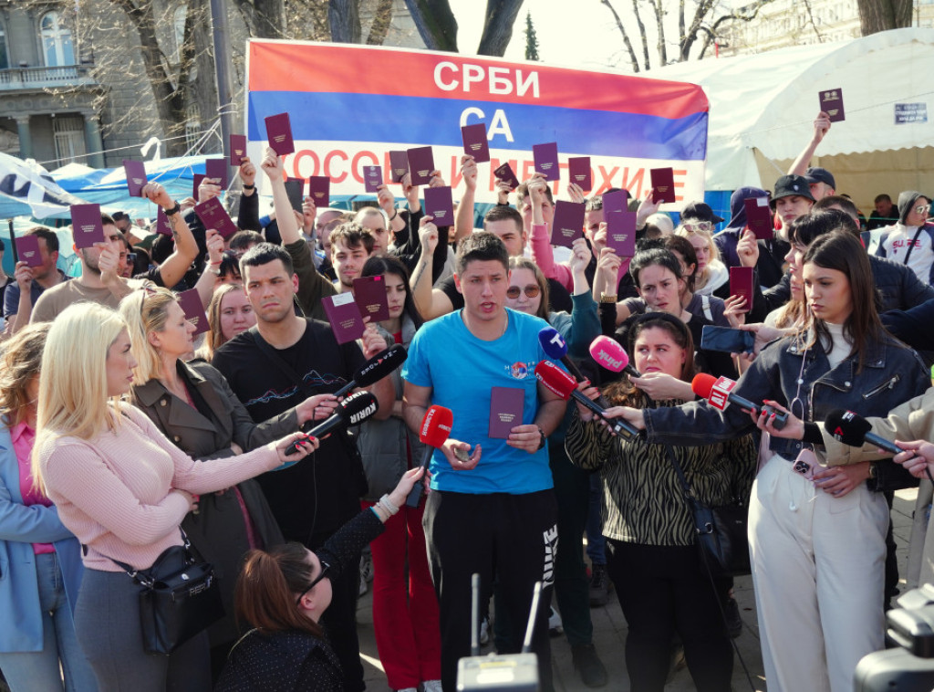 Student Pavlović: Predsednik Srbije će nas primiti danas u 18 časova