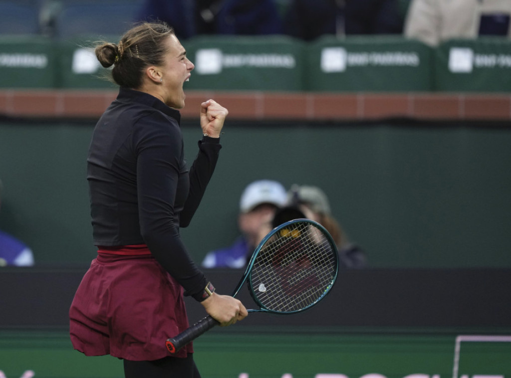 Sabalenka, Kiz, Andrejeva i Švjontek u polufinalu mastersa u Indijan Velsu