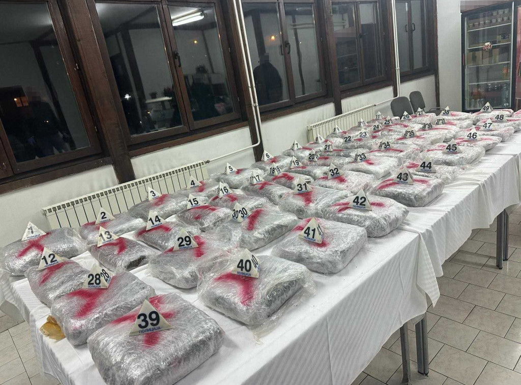U Novom Pazaru zaplenjeno 55 kg marihuane, uhapšeno lice iz AP KiM
