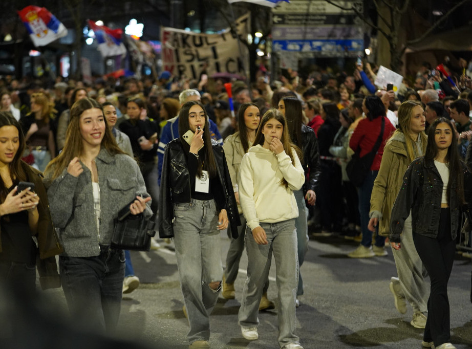 U Beograd stižu studenti u blokadi iz unutrašnjosti uoči sutrašnjeg protesta